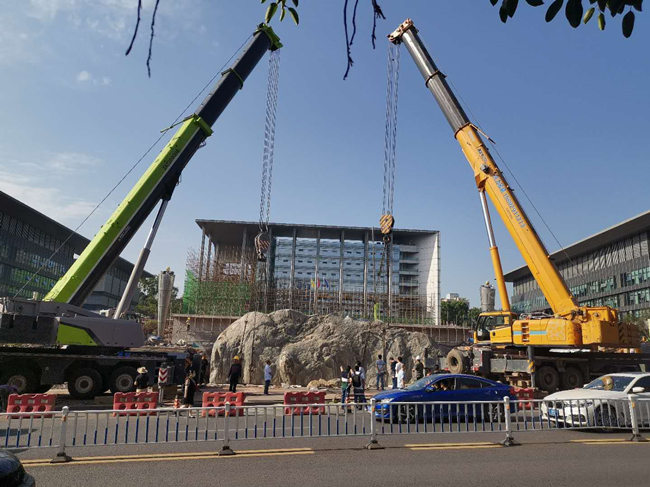 宜兴风景石吊装搬运